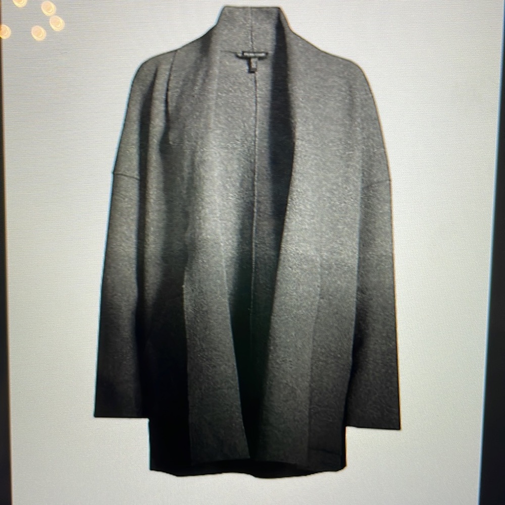 Eileen Fisher shawl collar Kimono Jacket XL